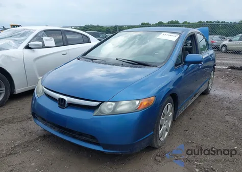 2008 Honda Civic Lx z USA, uszkodzony, nr VIN 1HGFA165X8L113837